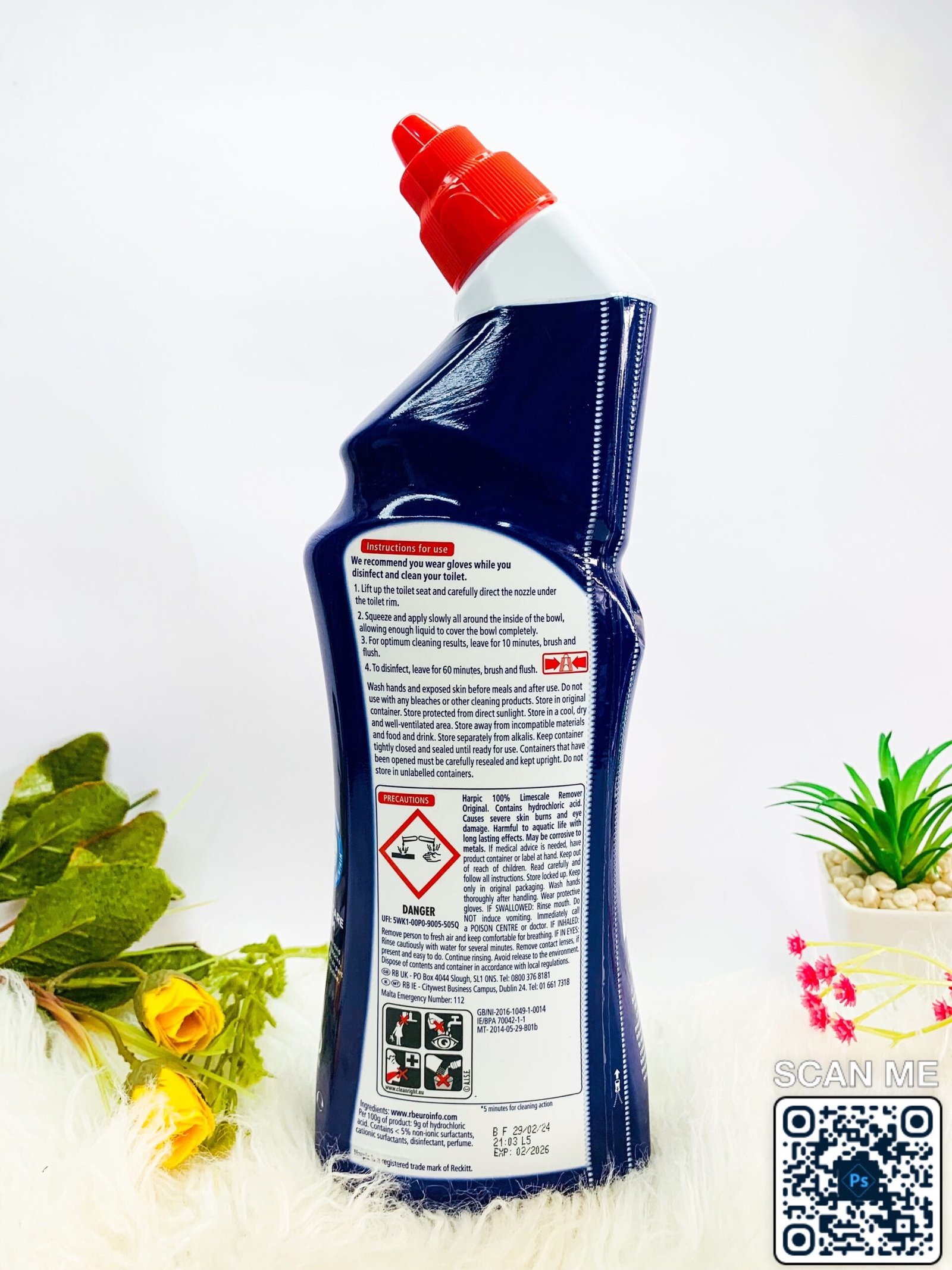 5Minutes Fast Action Harpic 100% Limescale Removal Original 750ml - Image 2