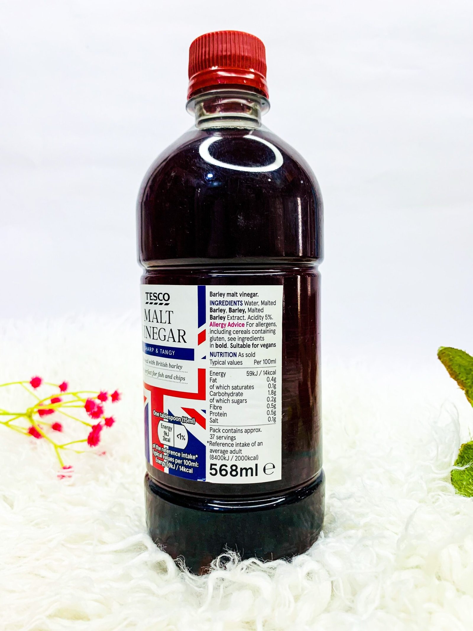 Tesco Malt Vinegar Natural Health Drink 568ml - Image 2