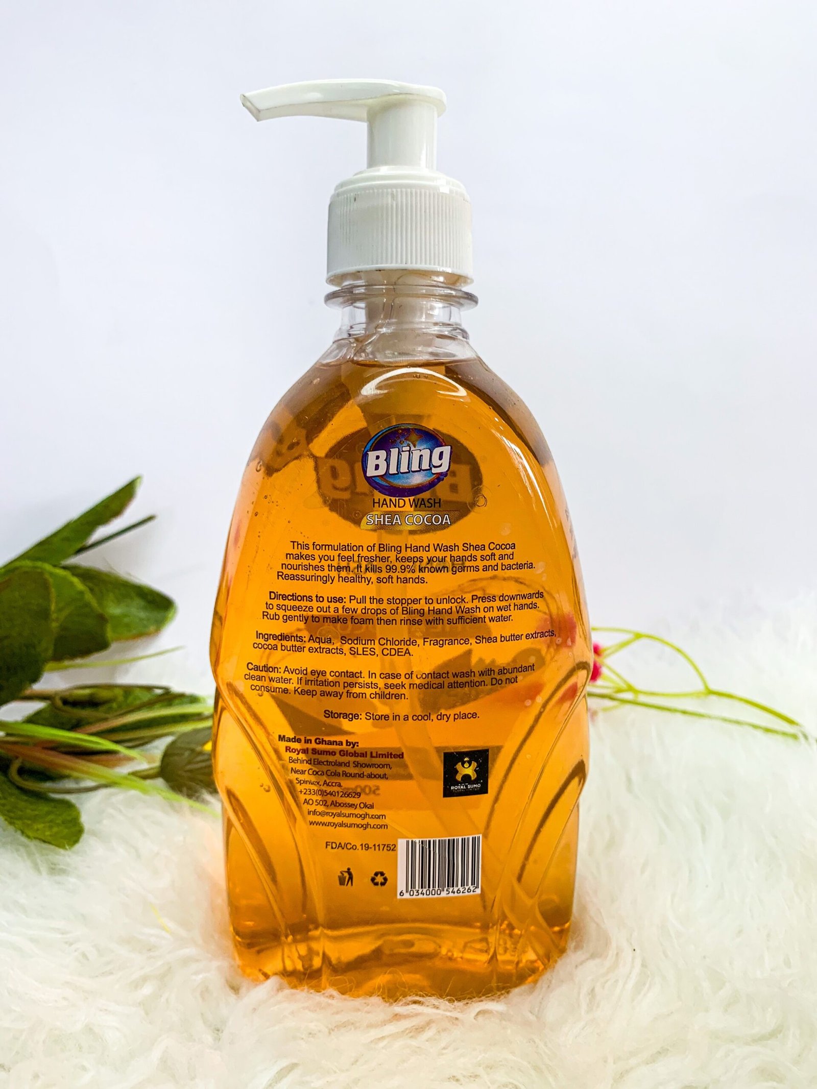 Bling Hand Wash Shea Cocoa for that soft, healthy & Nourishing skin 500ml - Image 2