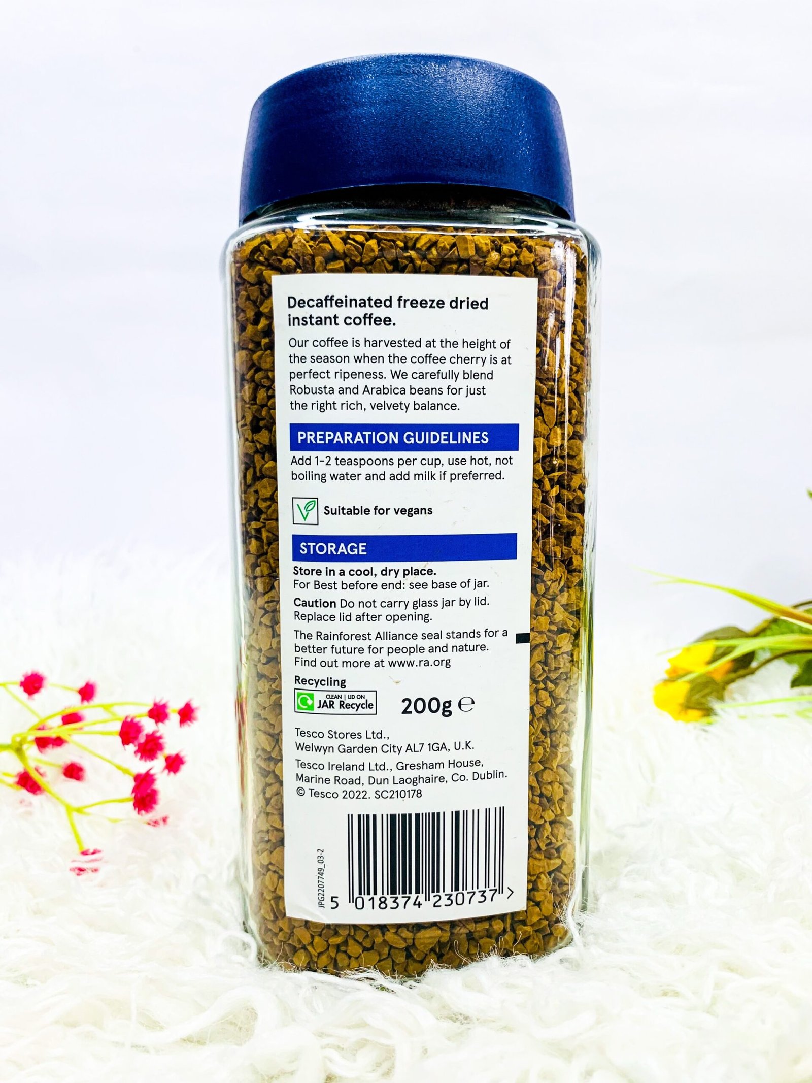 Tesco Decaff Gold Rich & Smooth 200g - Image 2