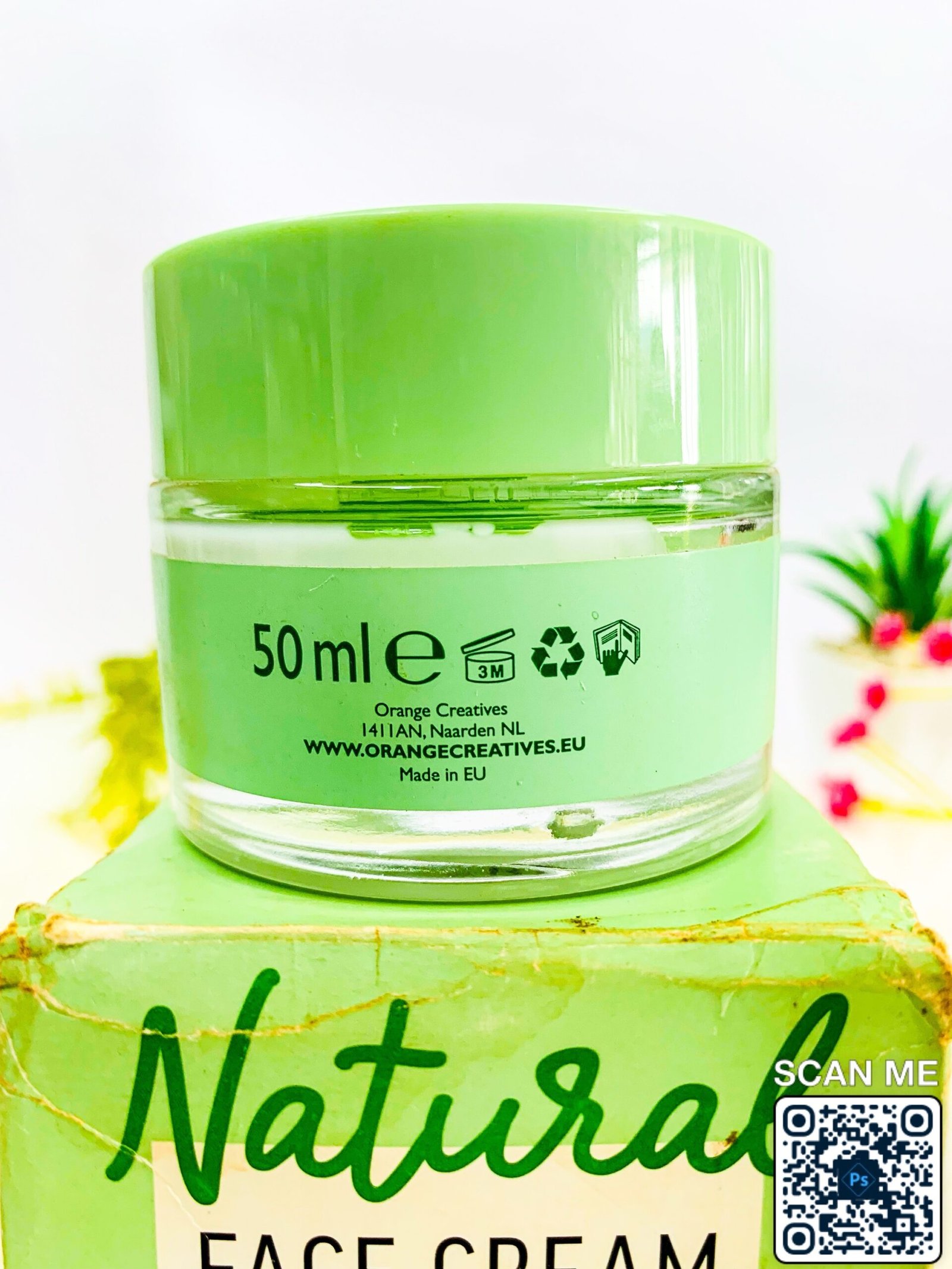 Natural Hydrating & Nourishing Face Cream 50ml - Image 4