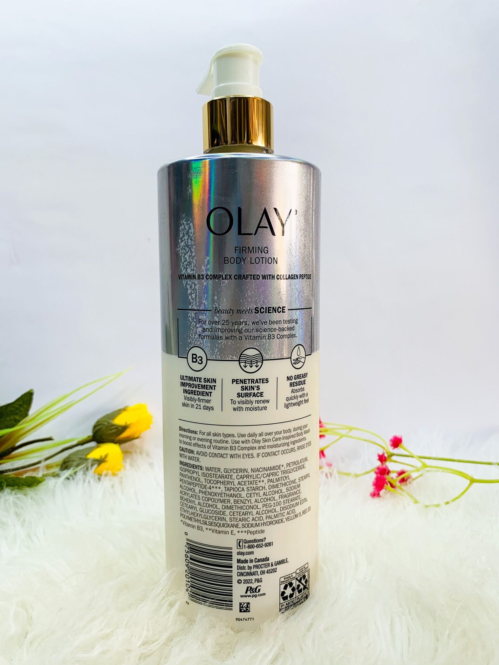 Olay Collagen Peptide B3 Visibly-firmer Skin in 21 days Body Lotion 502ml - Image 3