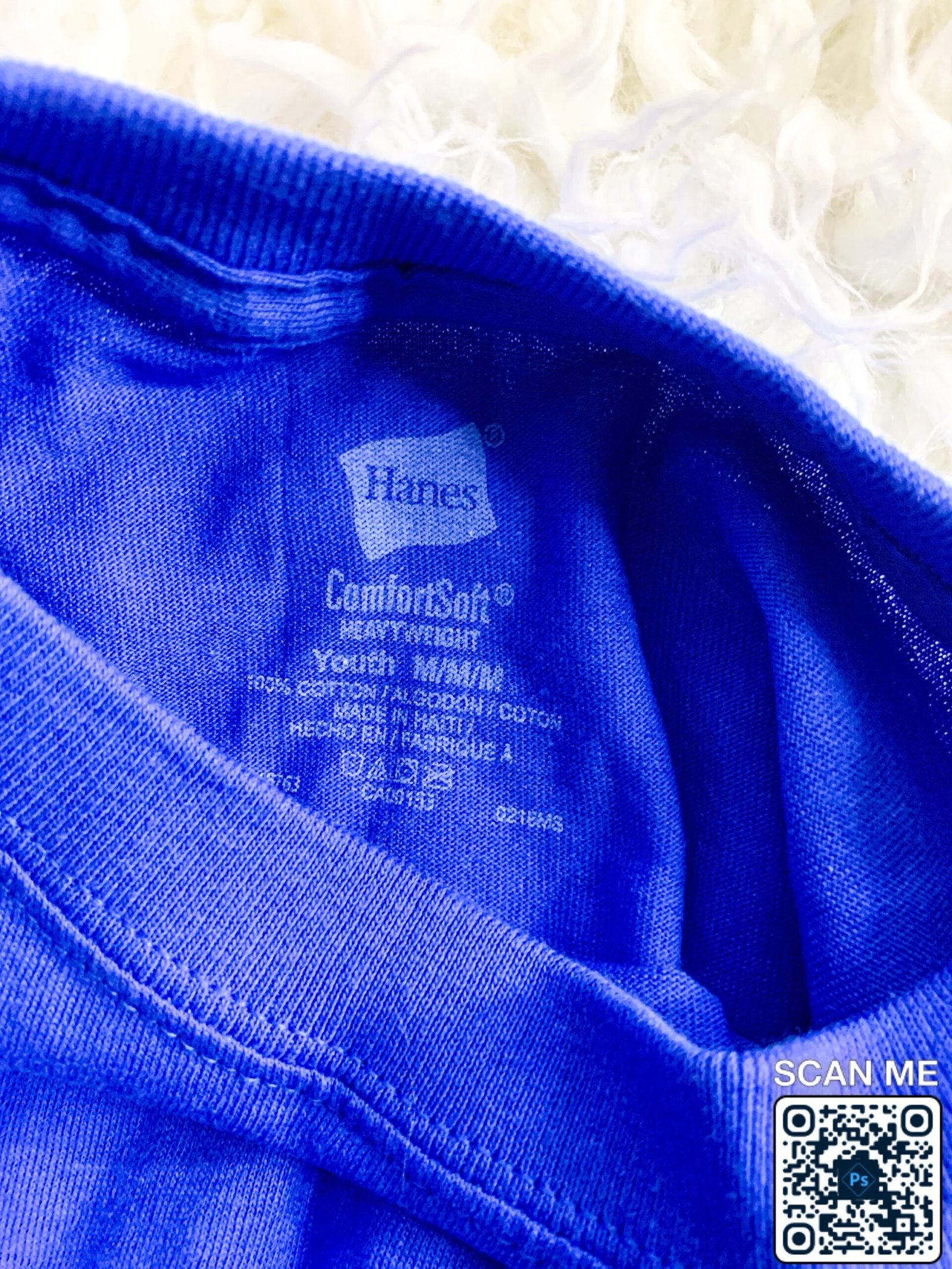 Hanes ComfortSoft Heavyweight Youth 100% Tshirt - Image 4