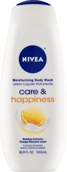 NIVEA Care and Happiness Moisturizing Body Wash,Orange 500ml