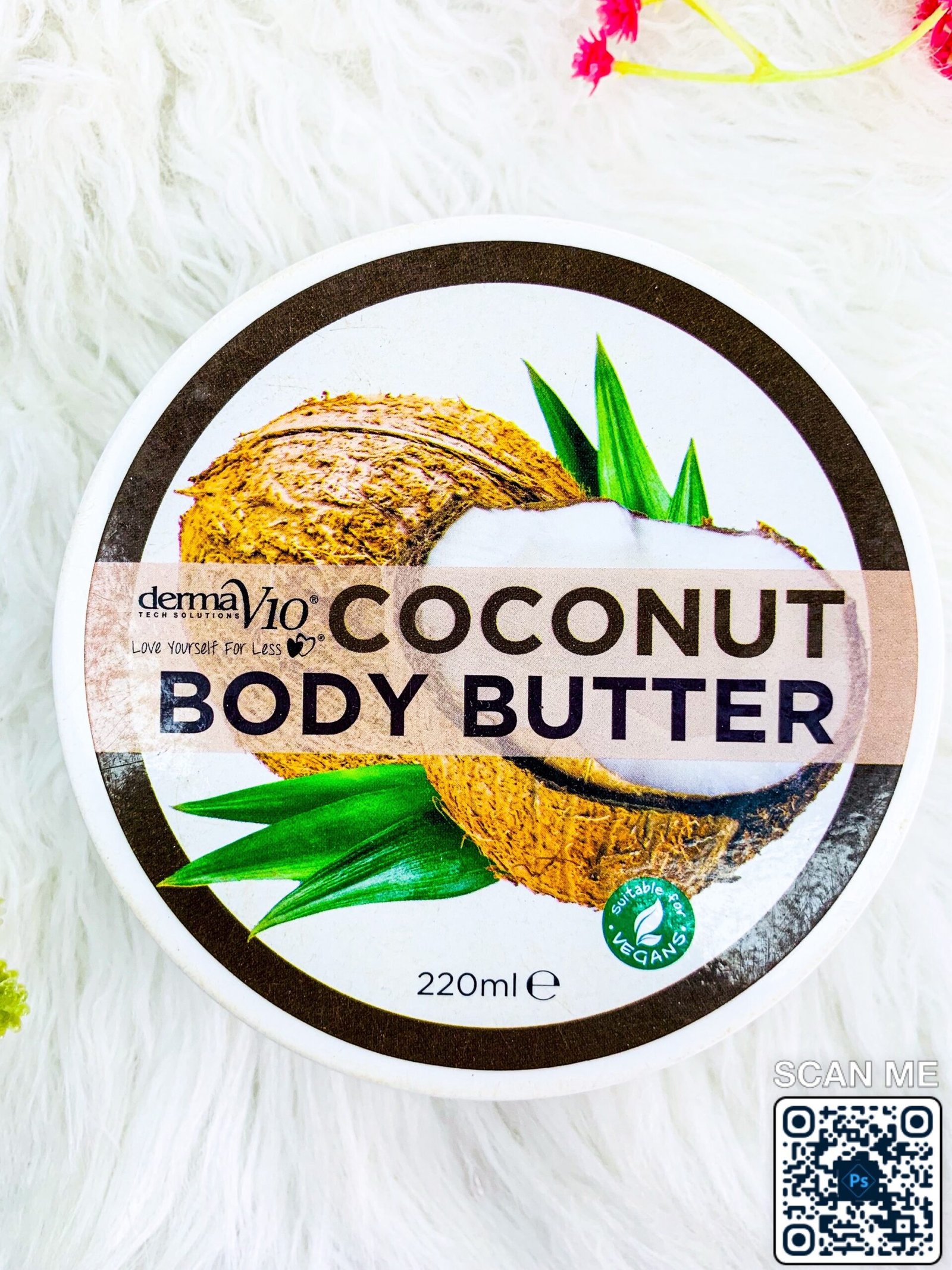 Derma Tech Solutions V10 Coconut Body Butter 220ml