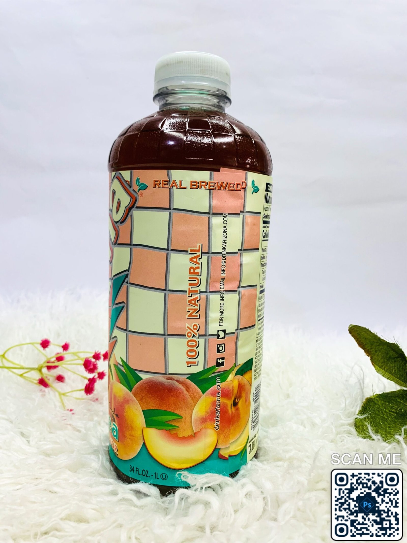 Arizona Iced Tea Natural Health Drink 1L - Image 2