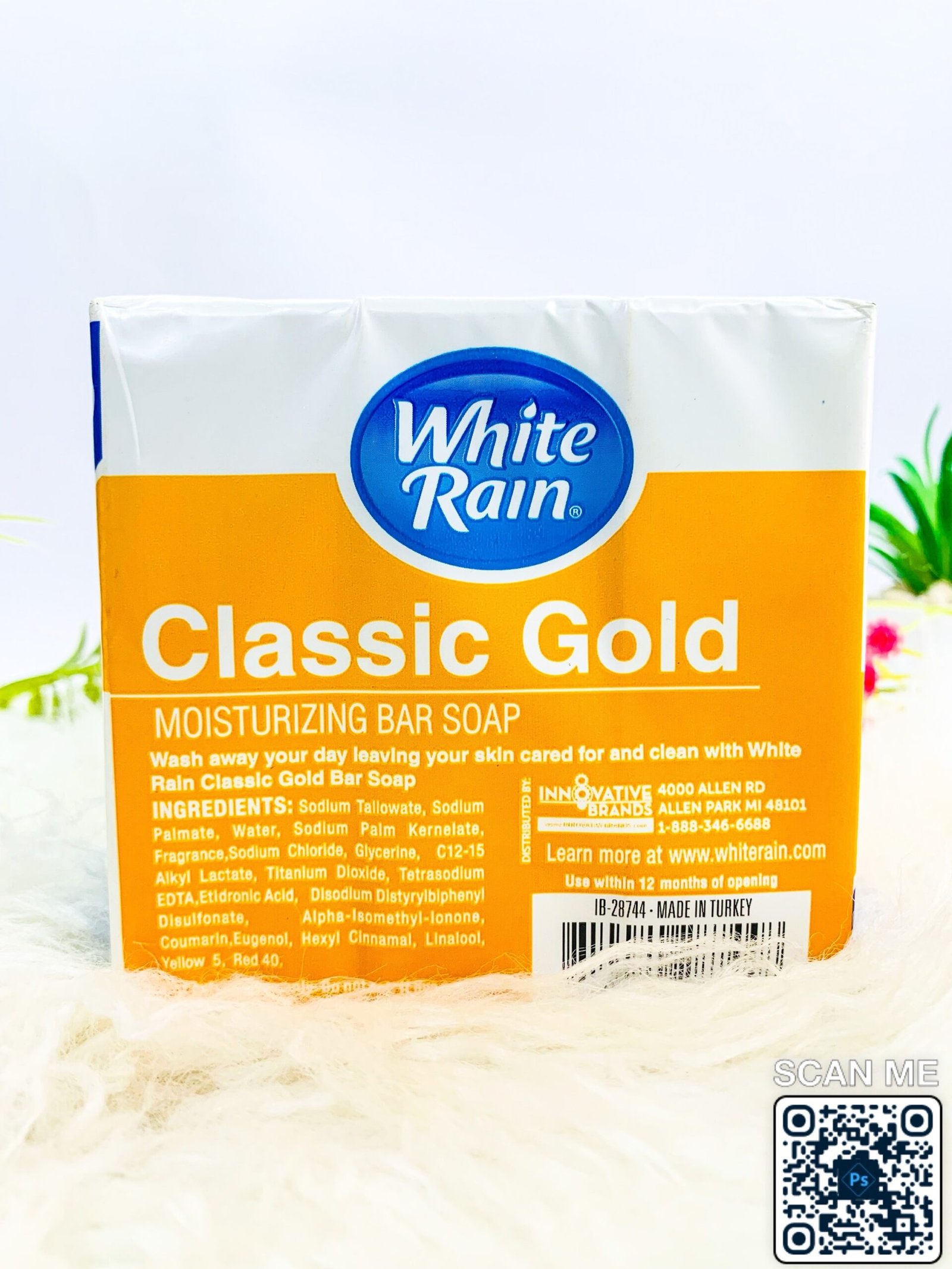 Triple Pack White Rain Classic Gold Moisturizing Bar Soap 270g - Image 3