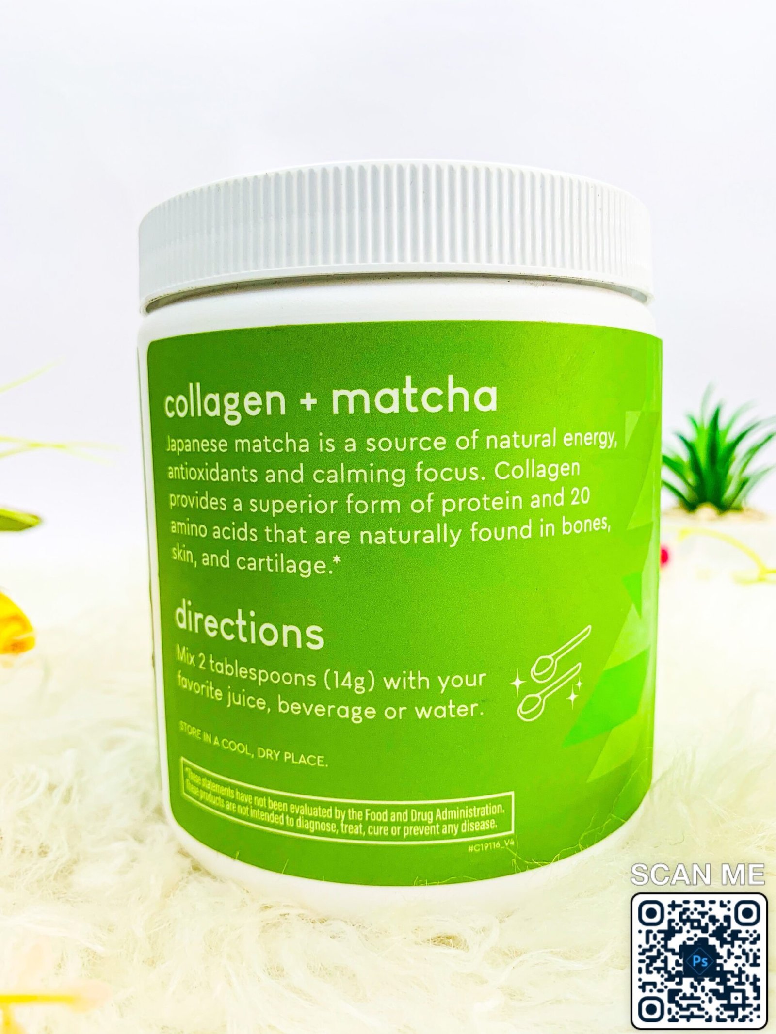 360 Nutrition Collagen + Matcha 7000MG Japanese Matcha Dietary Supplement 227g - Image 3
