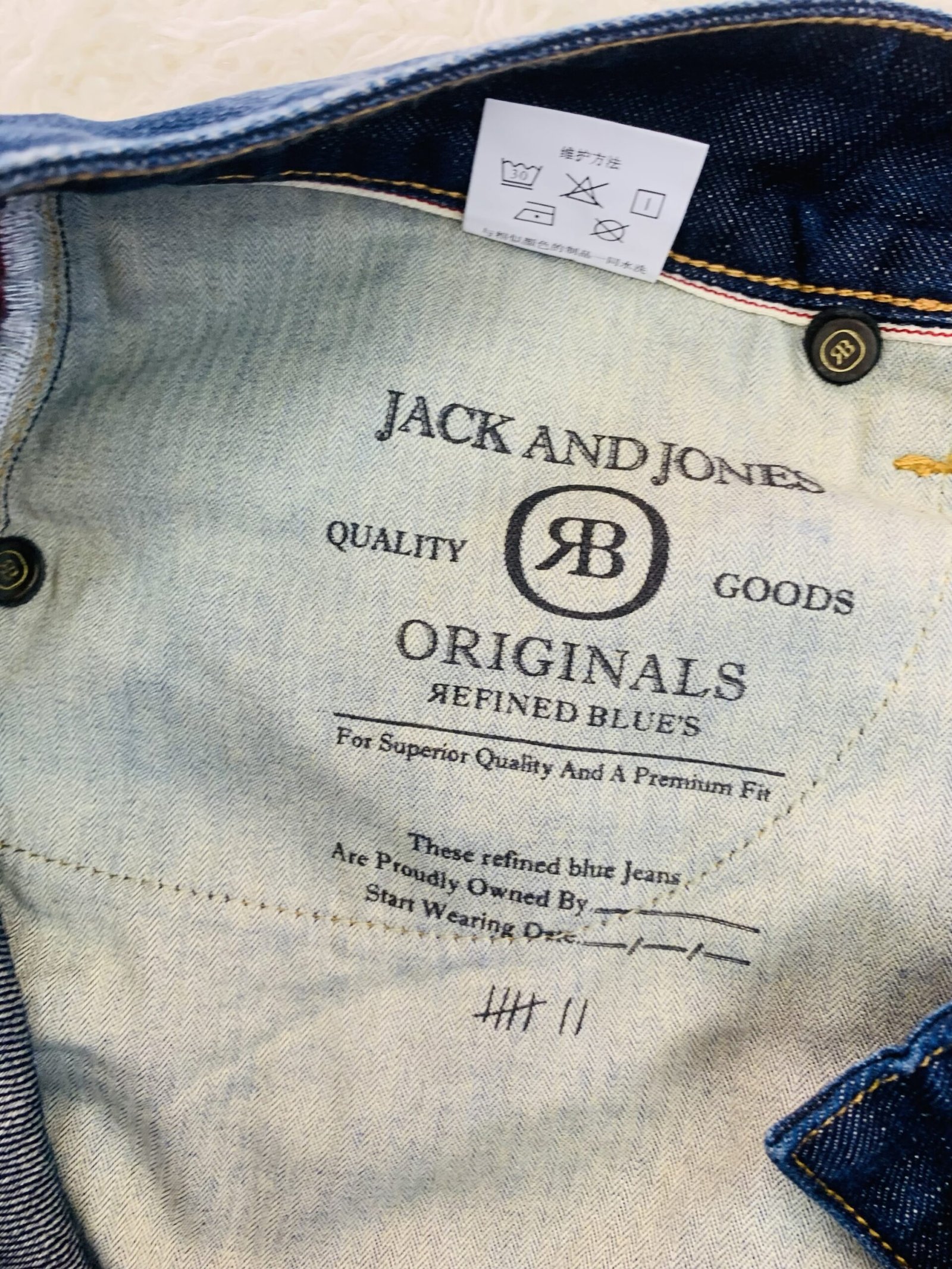 Jack & Jones Original Blue Refined Jeans Adult - Image 6