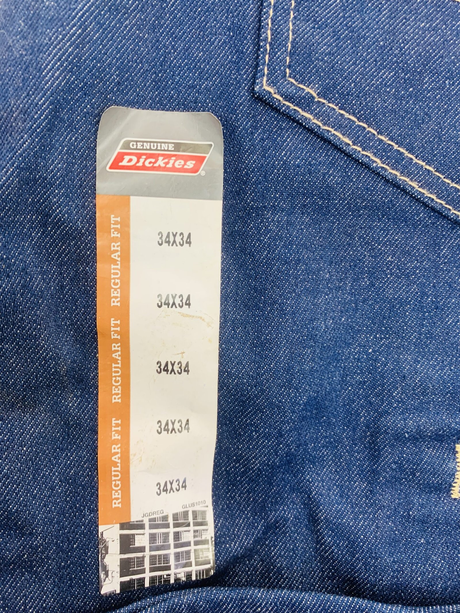 Genuine Dickies Blue Jeans Size 34 - Image 5