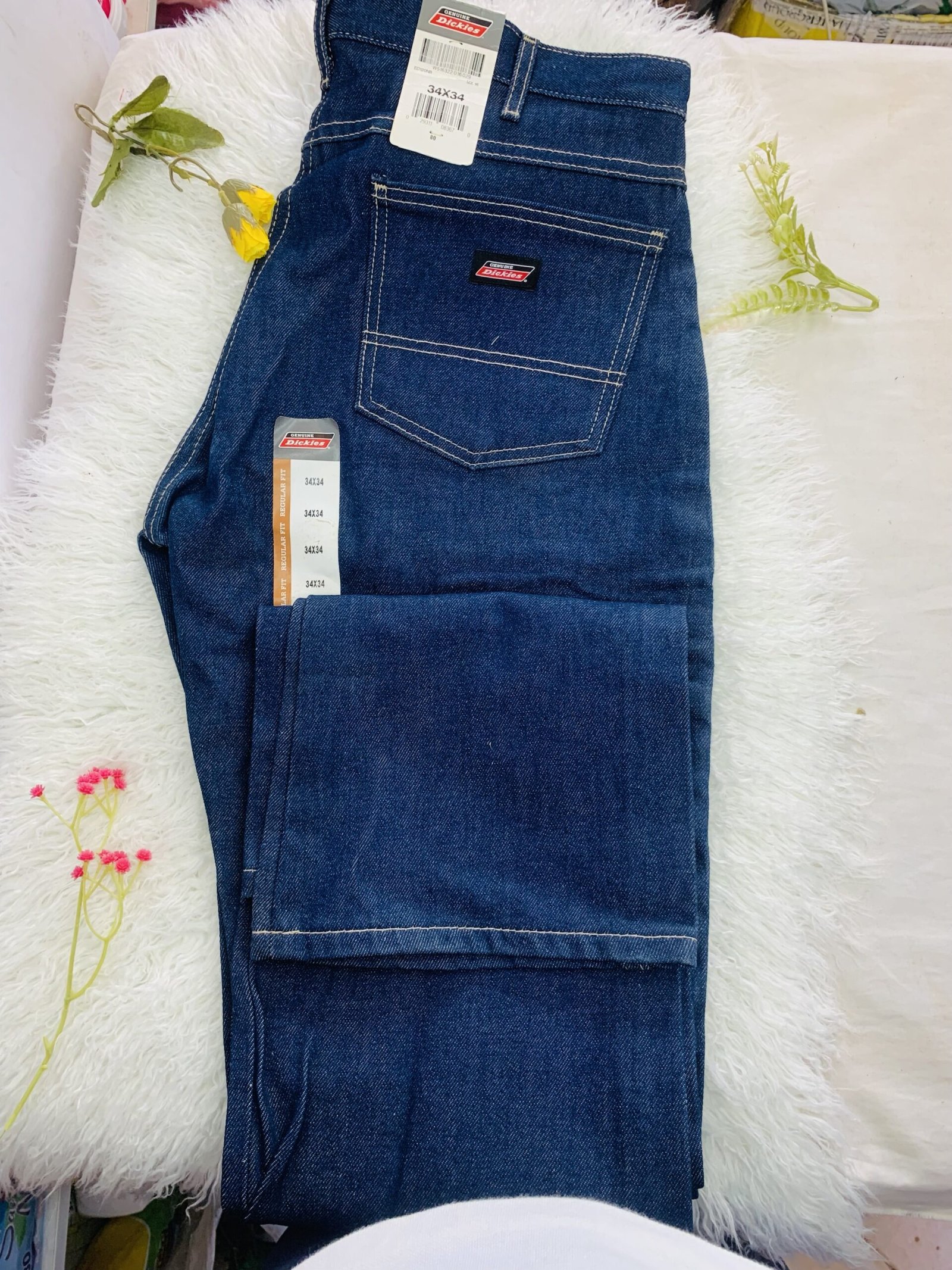 Genuine Dickies Blue Jeans Size 34 - Image 2