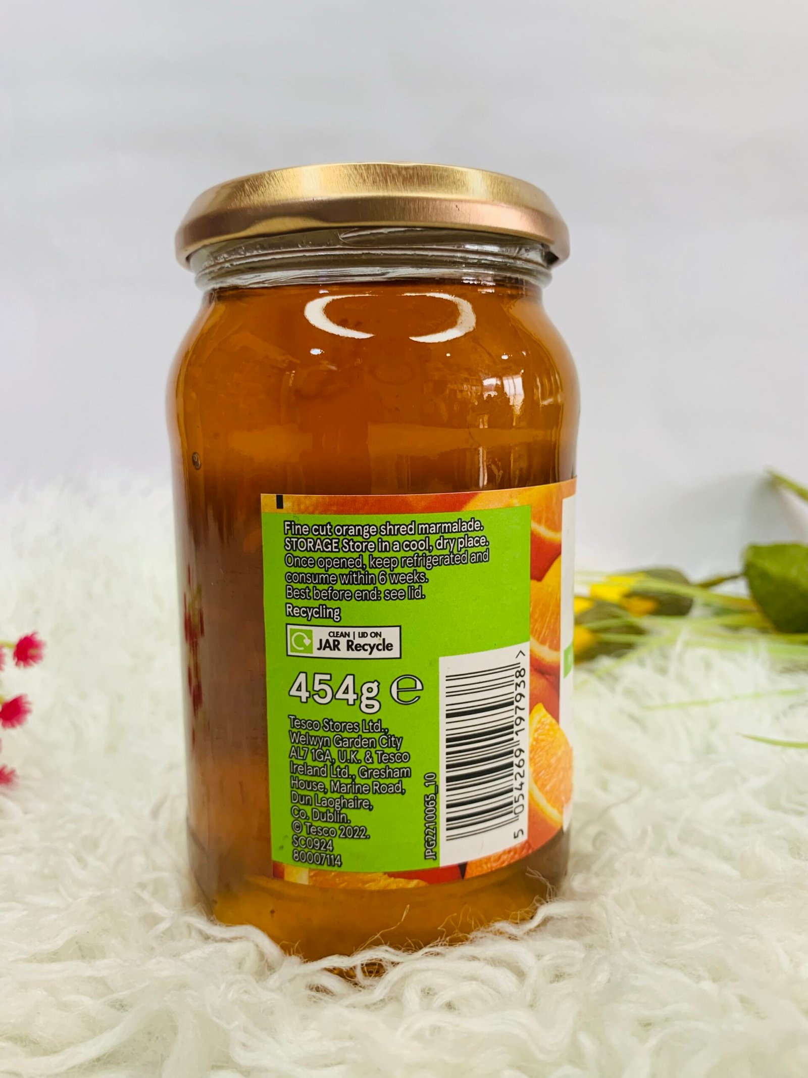 Tesco Fine Cut Orange Marmalade 454g - Image 2