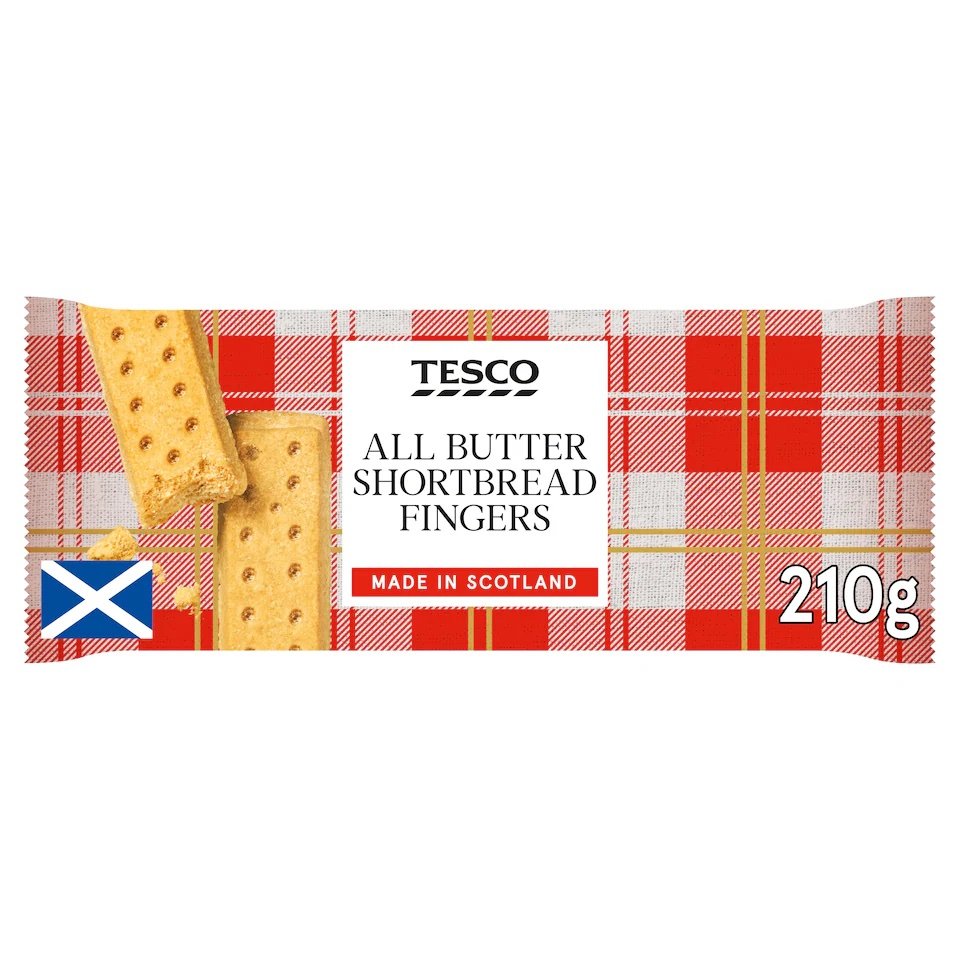 Tesco All Butter Shortbread Fingers 210g