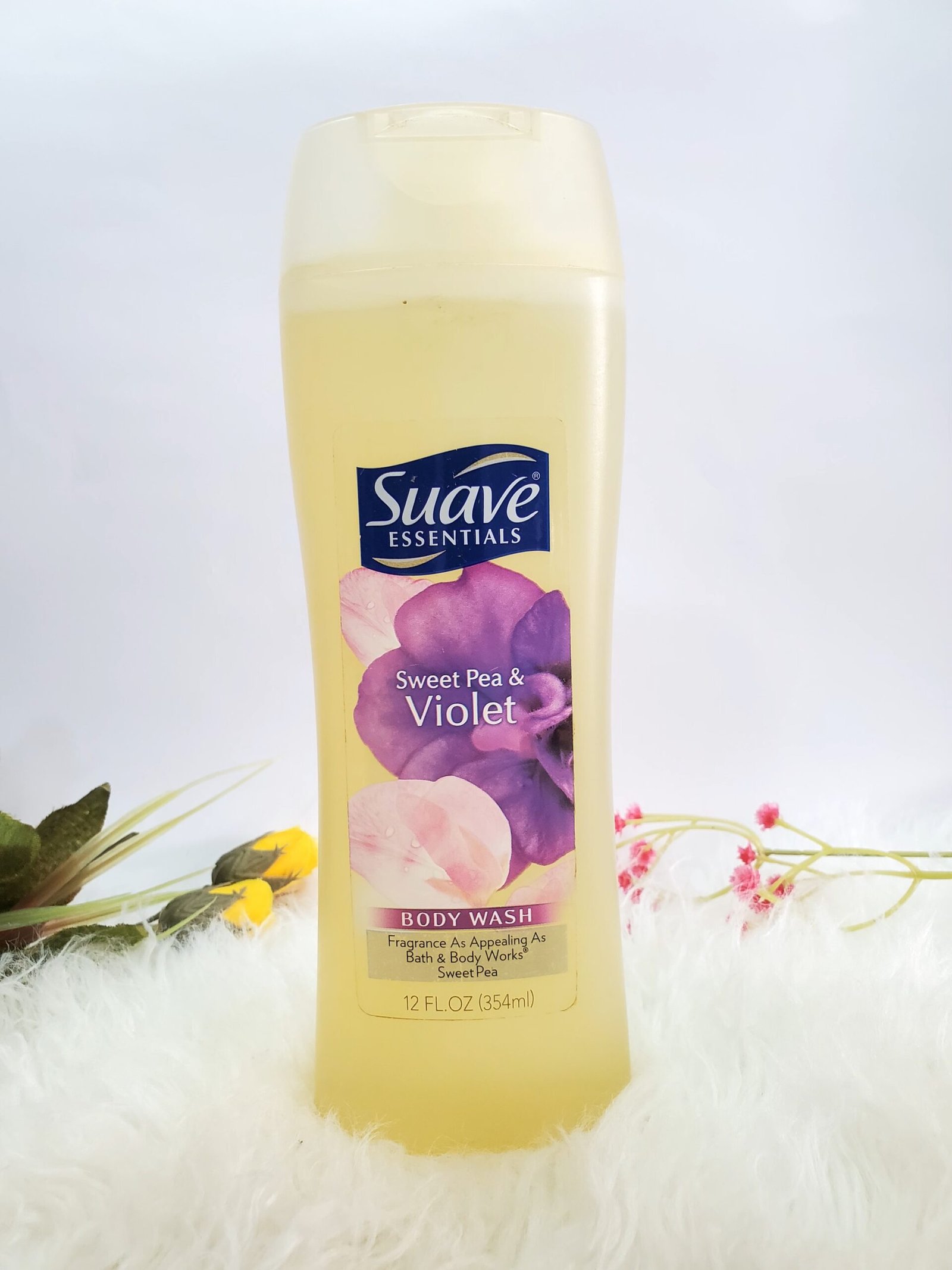 Suave Essentials Sweet Pea And Violet Body Wash 12 Fl Oz(345ml)