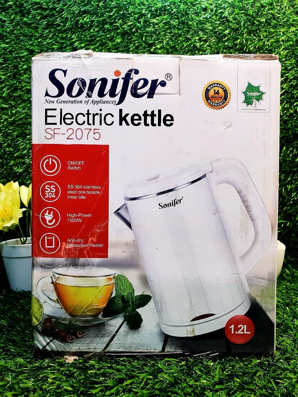Sonifer Electric Kettle SF -2075 High-Power 1500 Watt