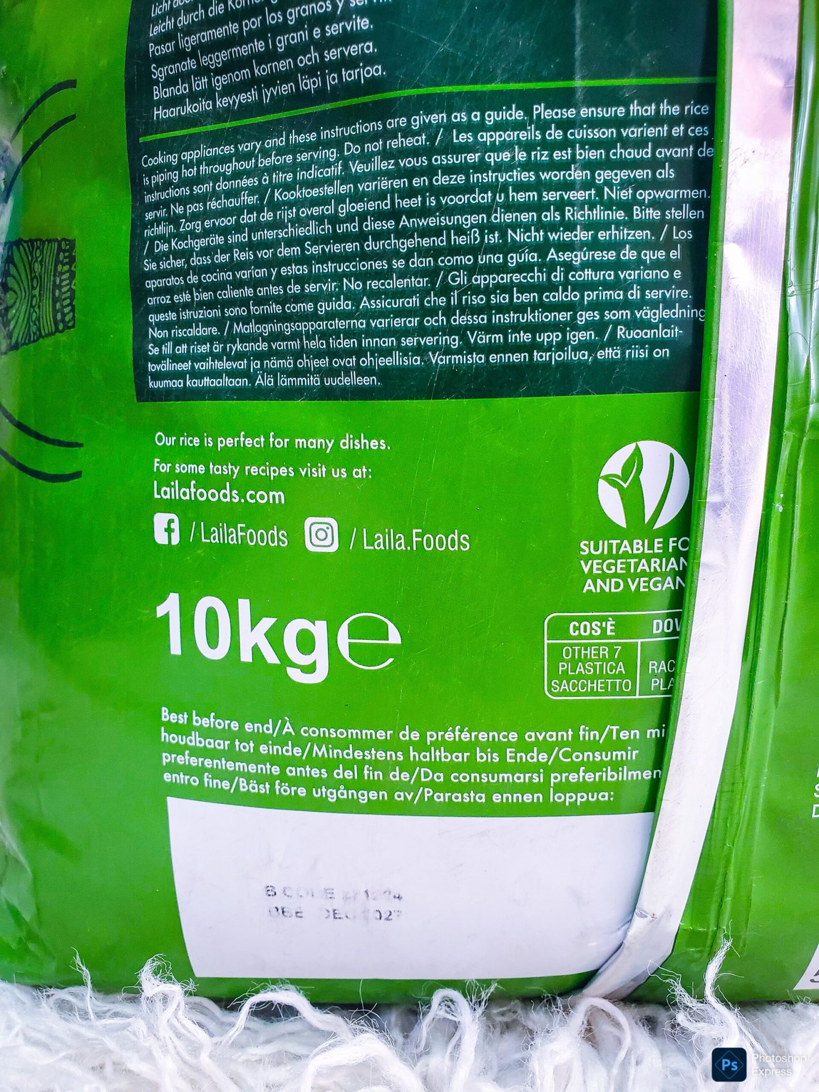 Laila Basmati Rice 10kg - Image 4