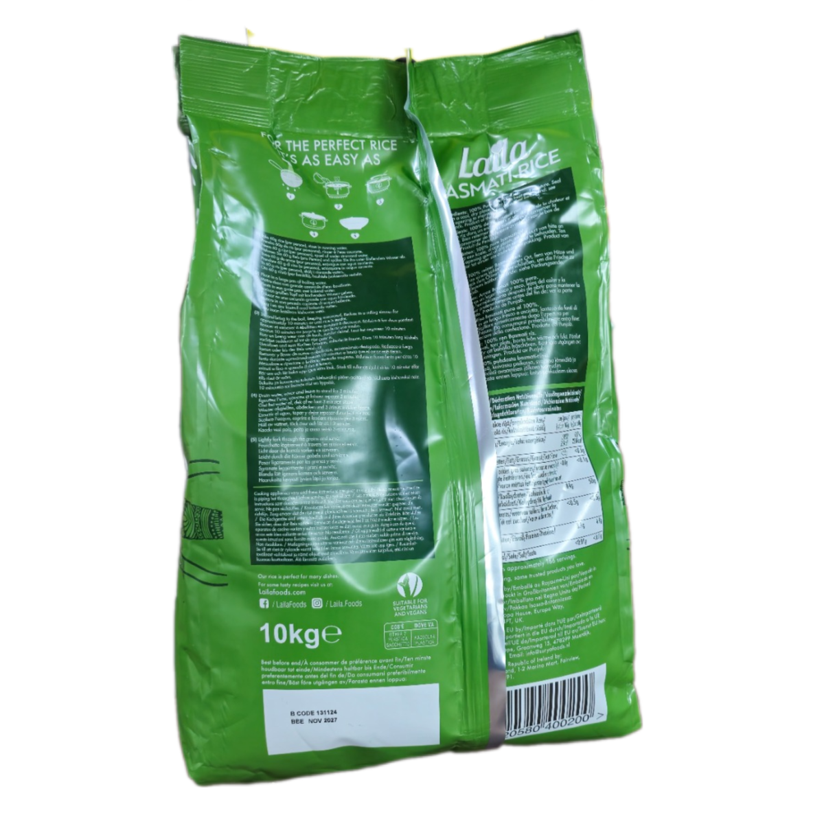 Laila Basmati Rice 10kg - Image 2