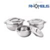 Rhombus Stainless Steel Hot Pot 3Pcs Set. 5-7.5-10 Litre | SQ Professional