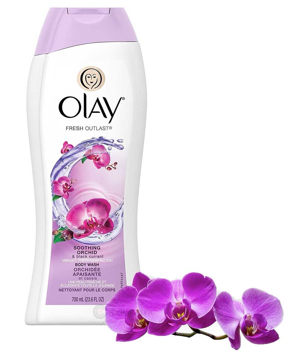 Olay Fresh OutLast Smoothing Orchid and Black Currant Body Wash 700ml(23.6FL 0z)