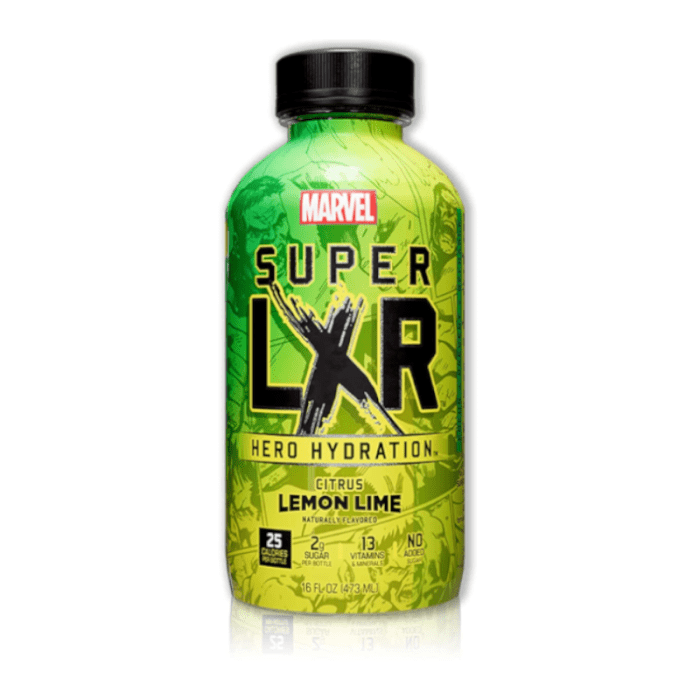 Arizona X Marvel Super LXR Hero Hydration Citrus Lemon Lime Drink - 16fl.oz (473ml)