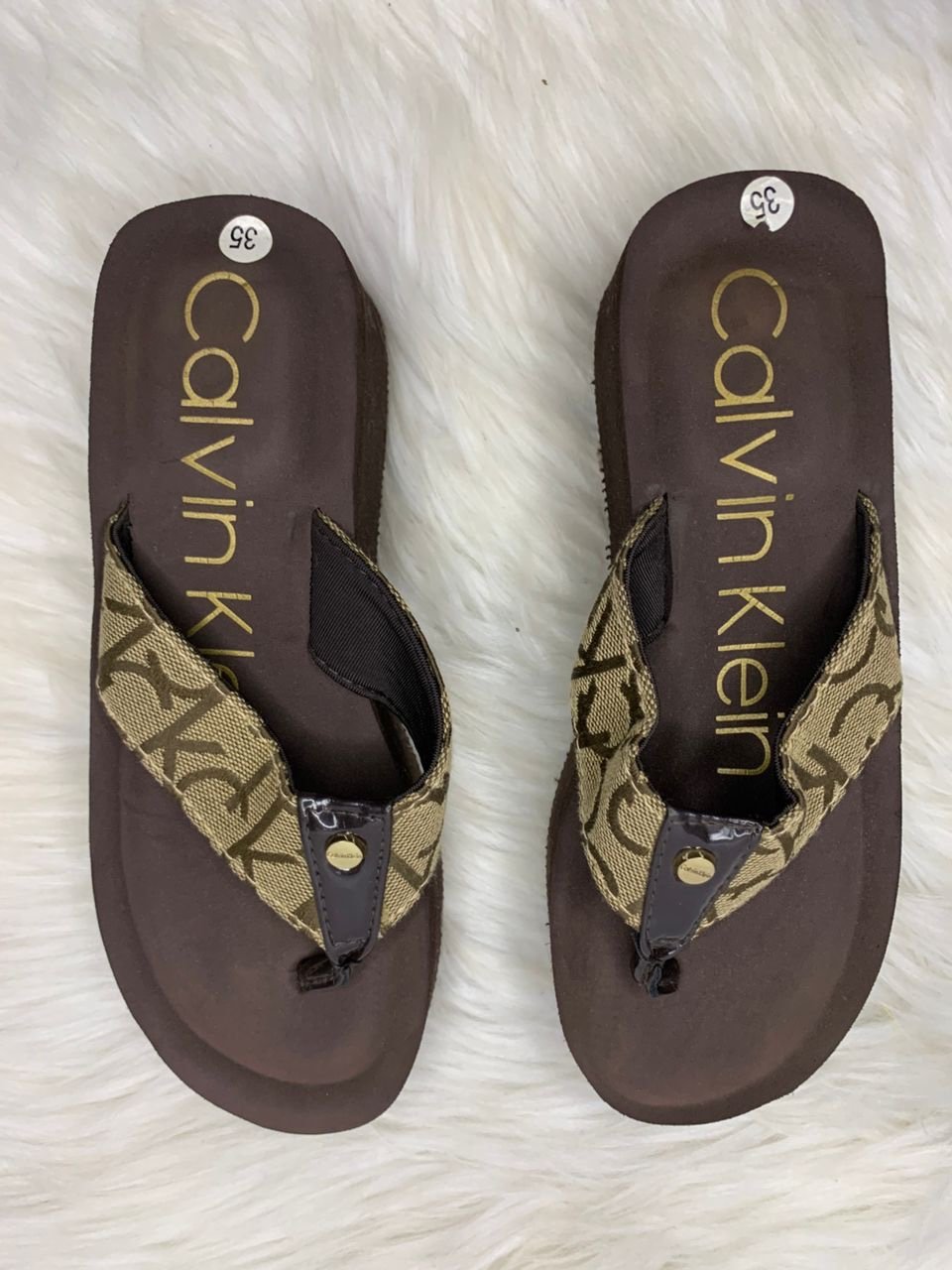 Calvin Klein Ladies Slippers