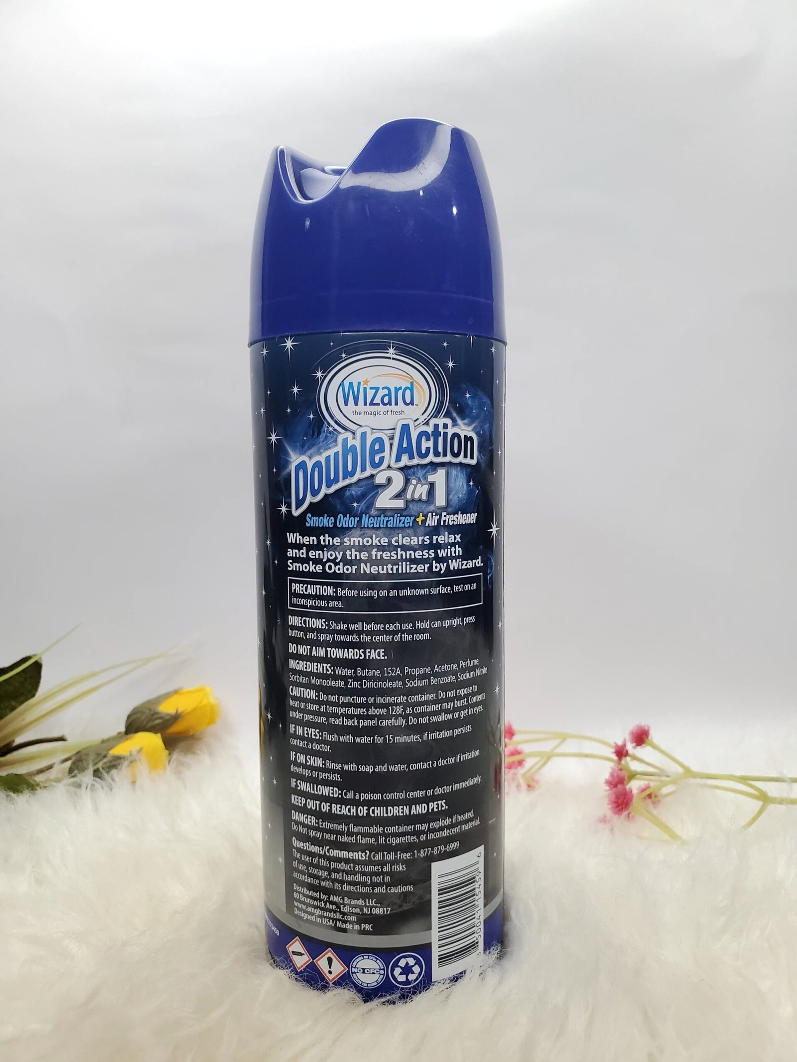 Wizard Double Action 2in1 Smoke Odor Neutralizer + Air Freshner 340g - Image 3