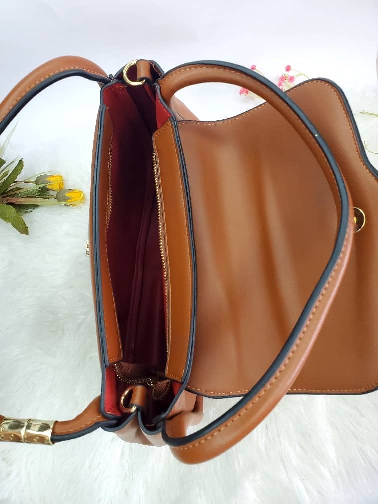 New Classic Ladies Leather Handbag 0084 - Image 3