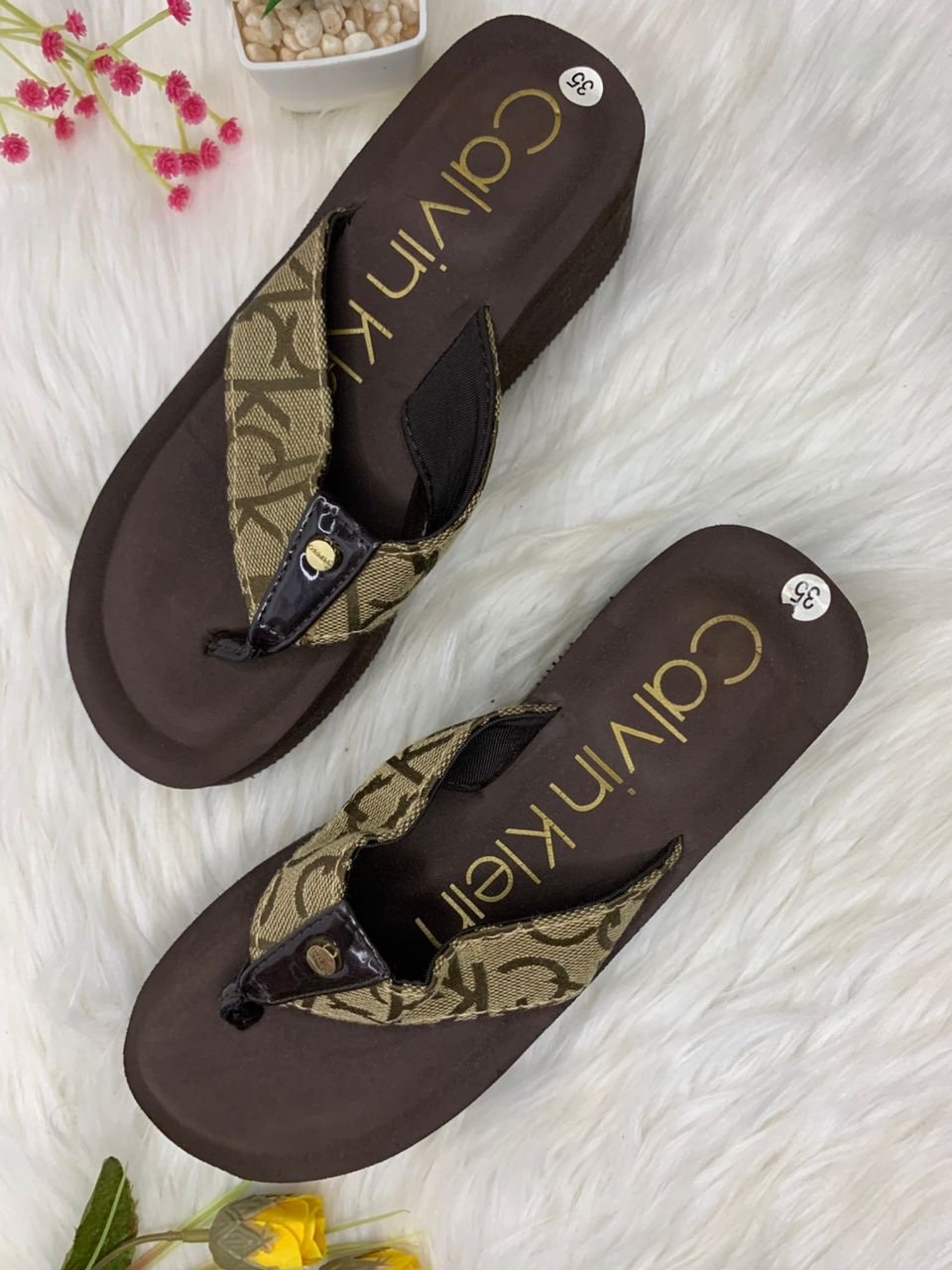 Calvin Klein Ladies Slippers - Image 2