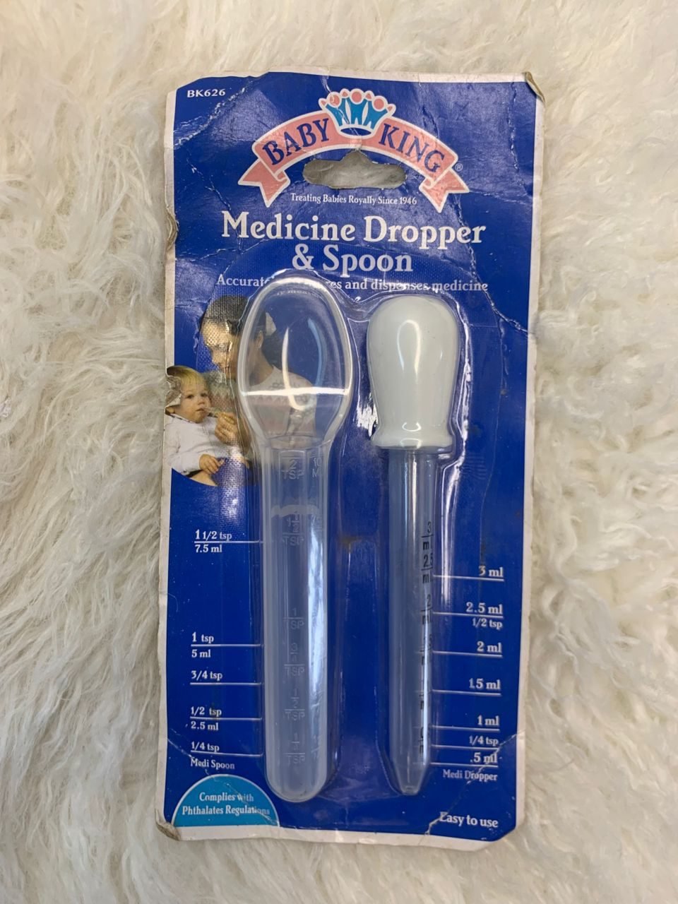 Original Baby King Medicine Dropper and Spoon