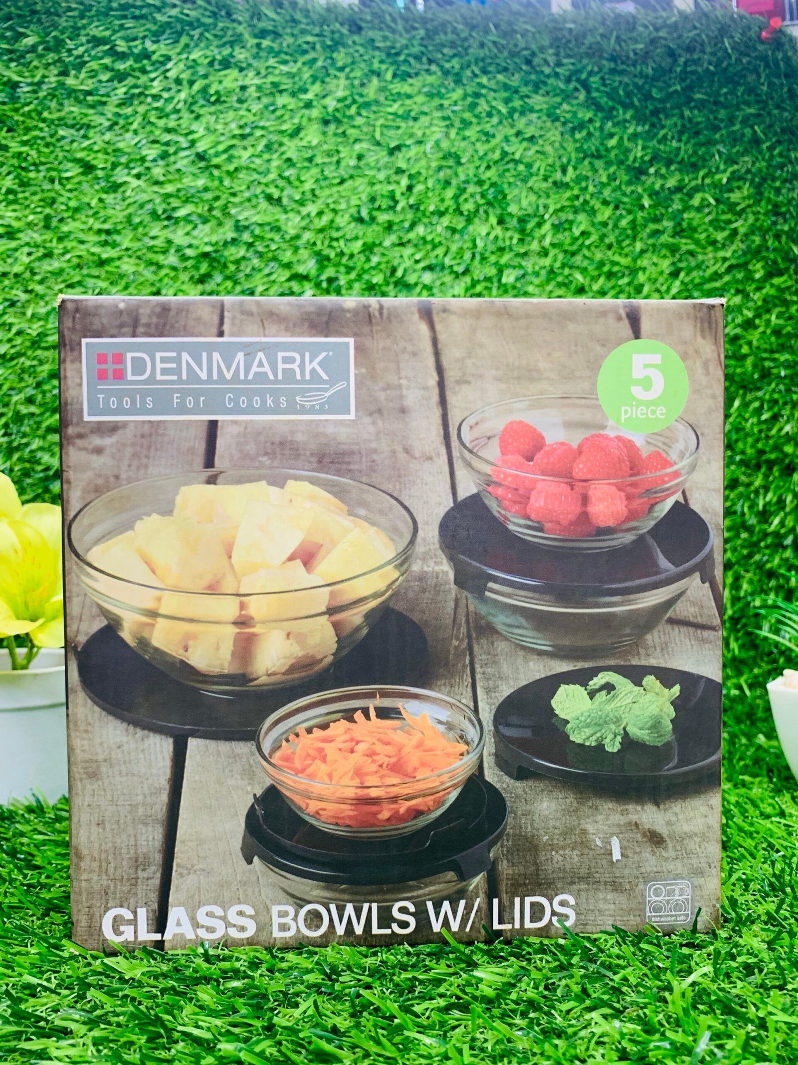 Denmark Tools For Cooks Glass Bowls With Lid