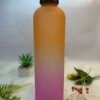 Beautiful Rainbow Colored Measuring Water Bottle