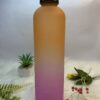 Beautiful Rainbow Colored Measuring Water Bottle