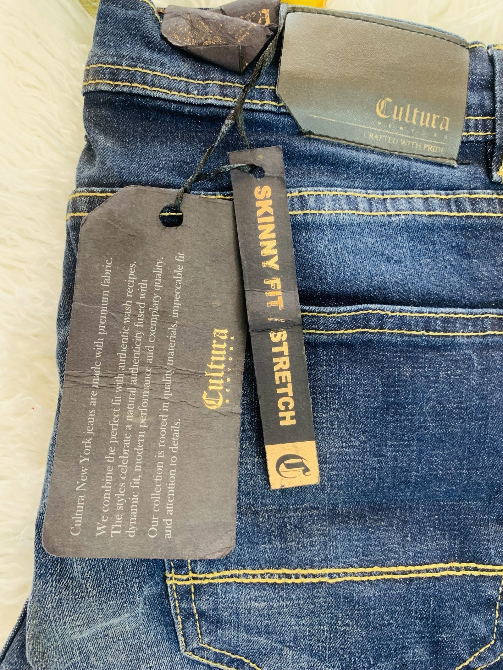 Cultura Skinny Fit Stretch Trouser Size 32 - Image 2