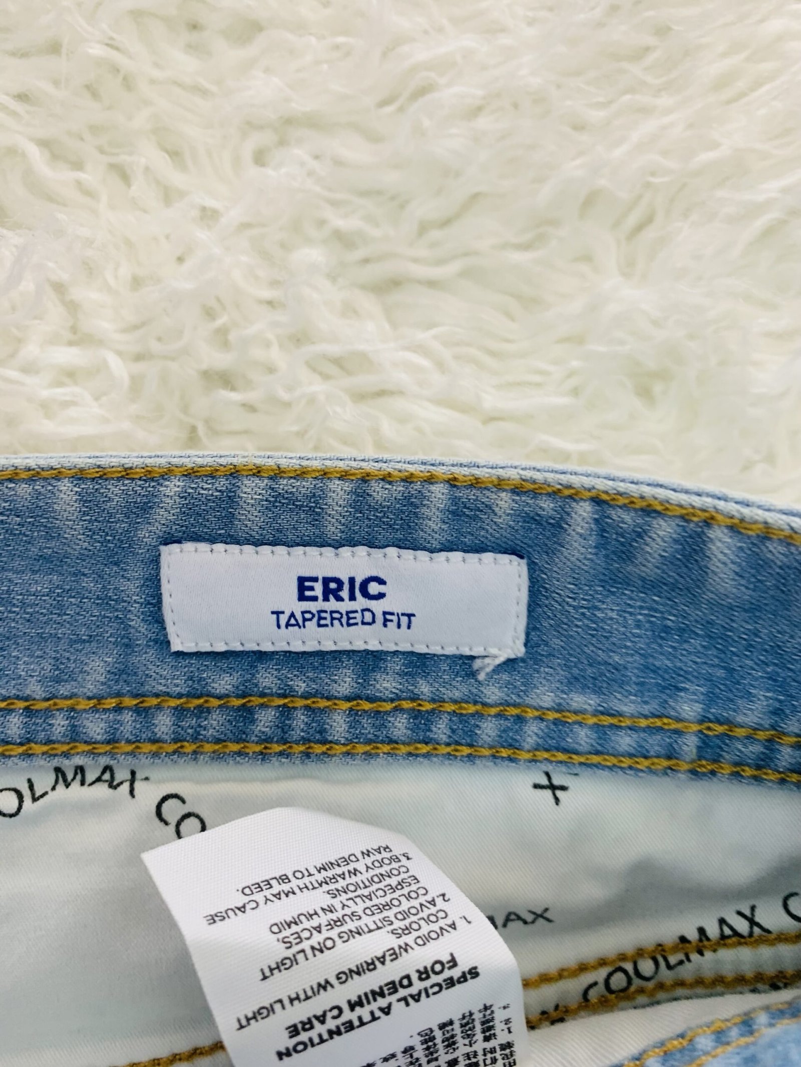 Jack and Jones Eric Tapered Fit Jeans Size 32 - Image 5