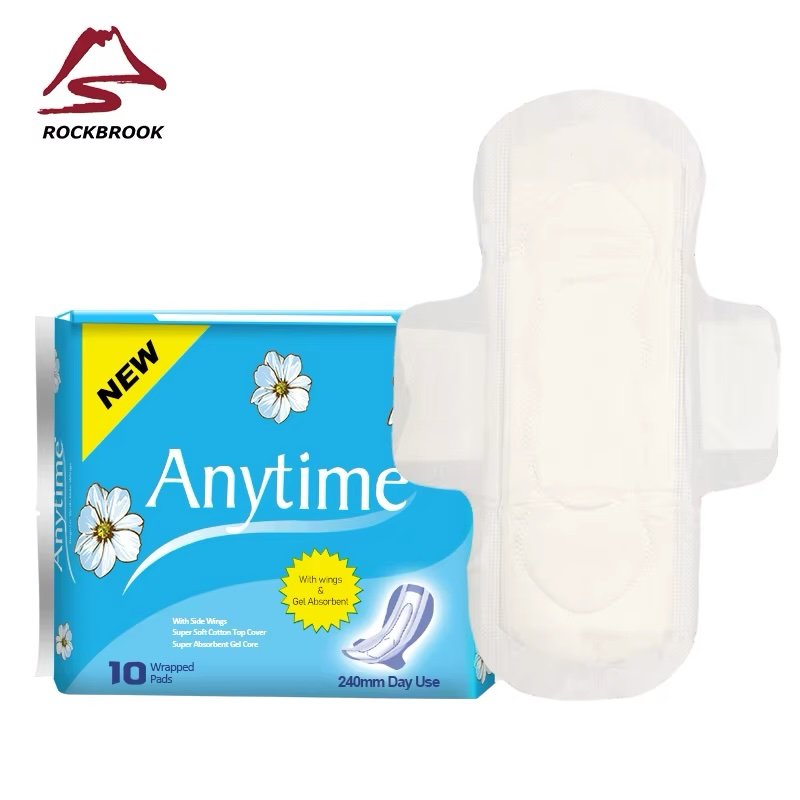 Anytime Sanitary Pad with Wings & Absorbent 10 Wrapped
