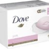 Dove Pink For Soft Smooth Skin Moisturizing Cream 4 Bars Soap x 90g