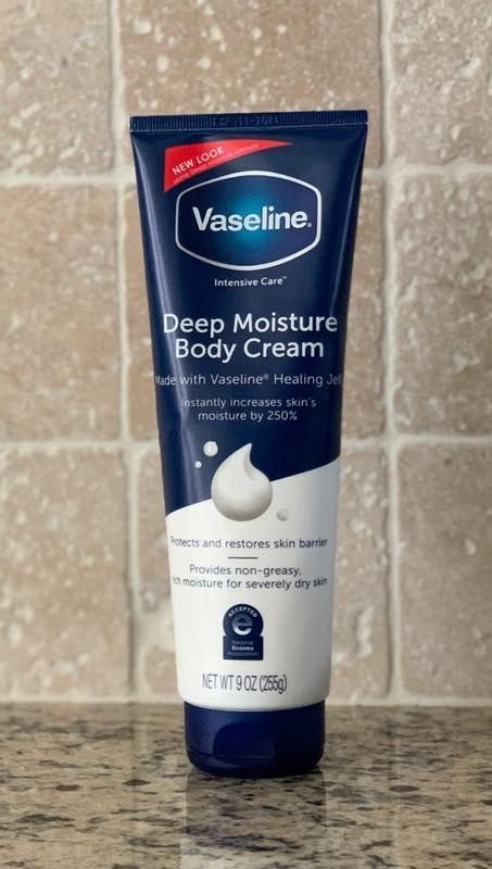 Vaseline IntensiveCare Deep Moisture Body Cream Protects & Restore Skin Barrier 255g