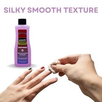 Luxury Nail Polish Remover Strengthening With Vitamin E & Panthenol For Strong Nails 236ml - Image 3