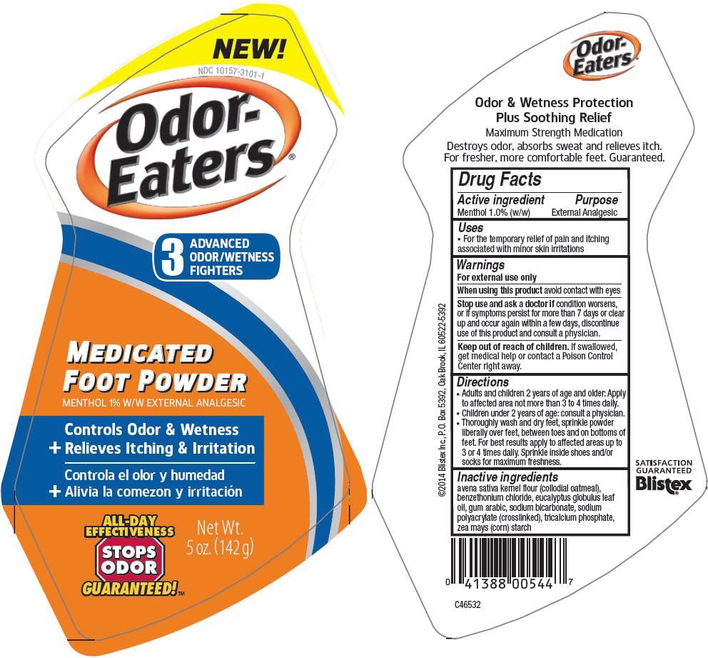 Odor Eaters 3 Advanced Odor/Wetness Fighter Medicated Foot Powder 142g - Image 2