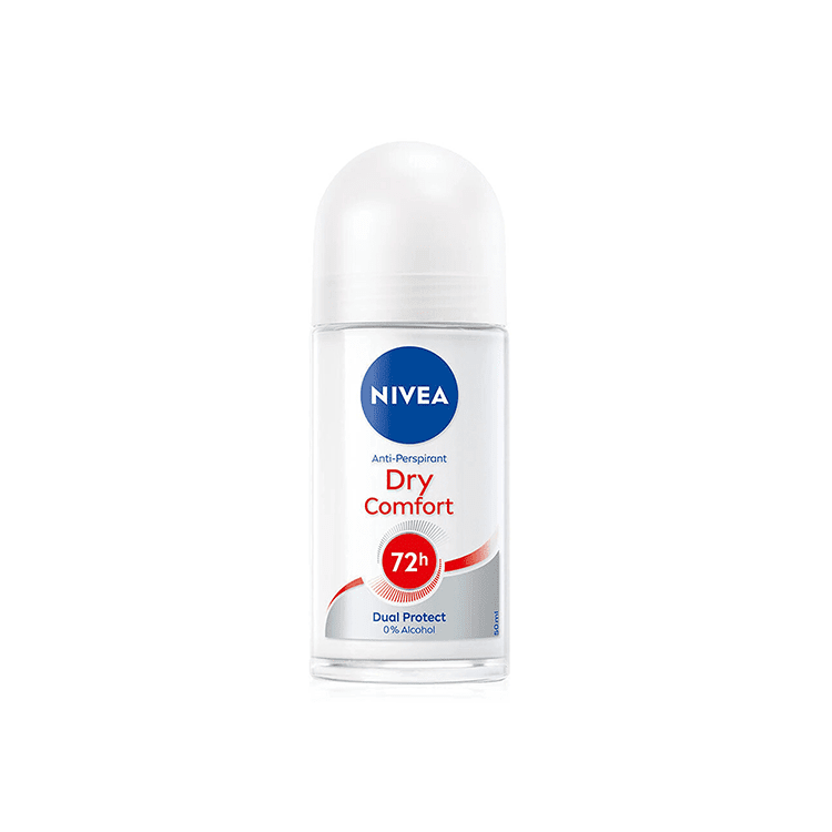 Nivea Dry Comfort 72H Dual Protection Deodorant Roll-On 50ml