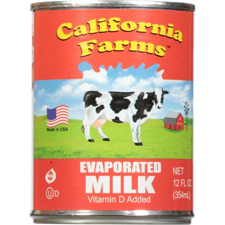 Carlifonia Farms Evaporated Filled Milk with Vitamin A and D Added 354ml