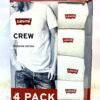 Levi’s Crew Premium Cotton 4 Pack Shirts Large
